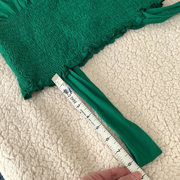 Anthropologie t.la Smocked Top, Size L - Picture 6 of 7